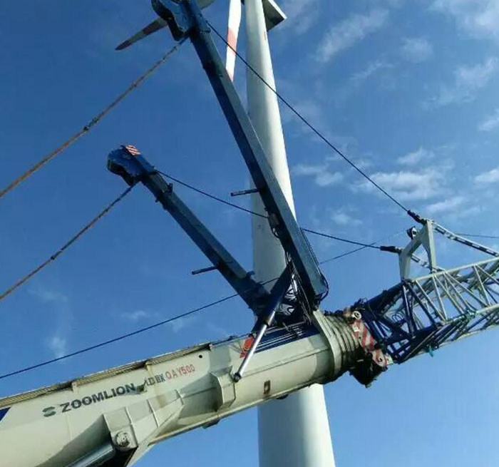 韩山风电吊装